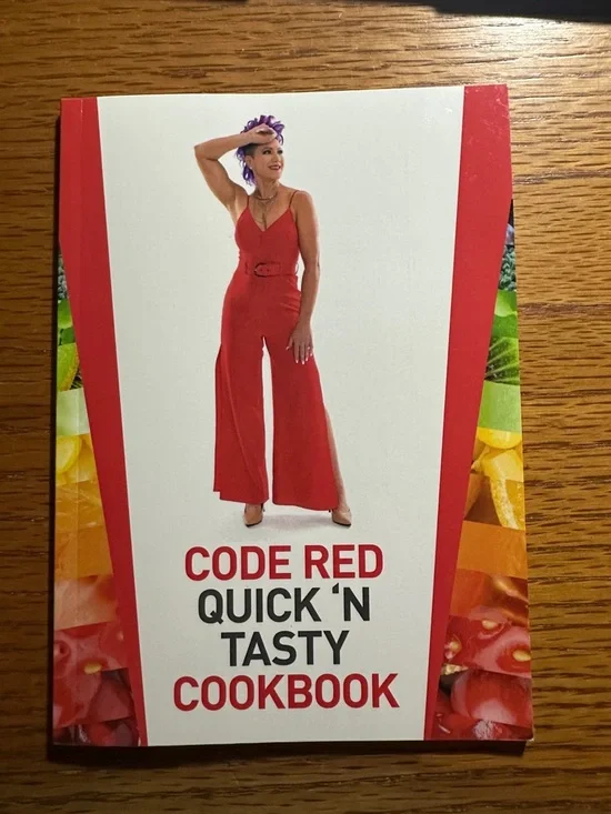 Code Red Cookbook by Cristy "Code Red" Nickel - White & Red Cover - Picture 3 of 4